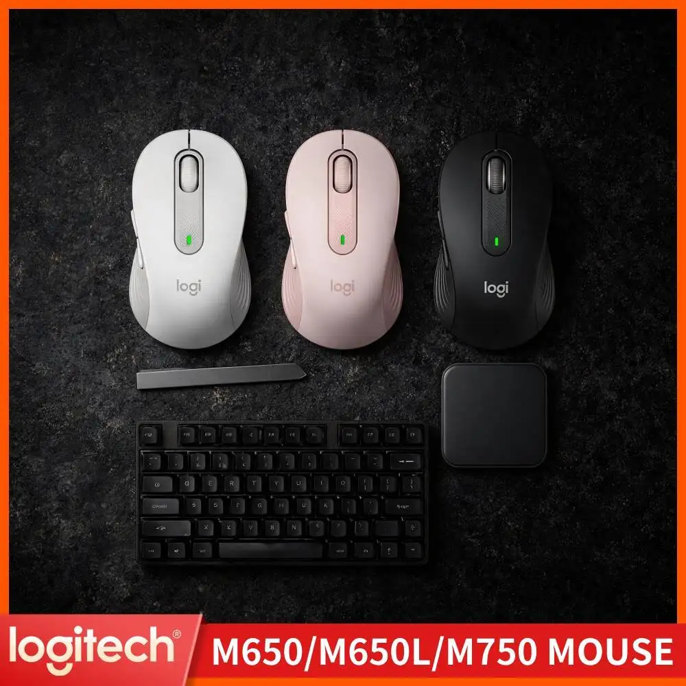 Silent M750 Wireless Mouse - 4000 Adjustable DPI Levels, Dual Connection, Recycled Eco Body, Home Study Work Helper Pick