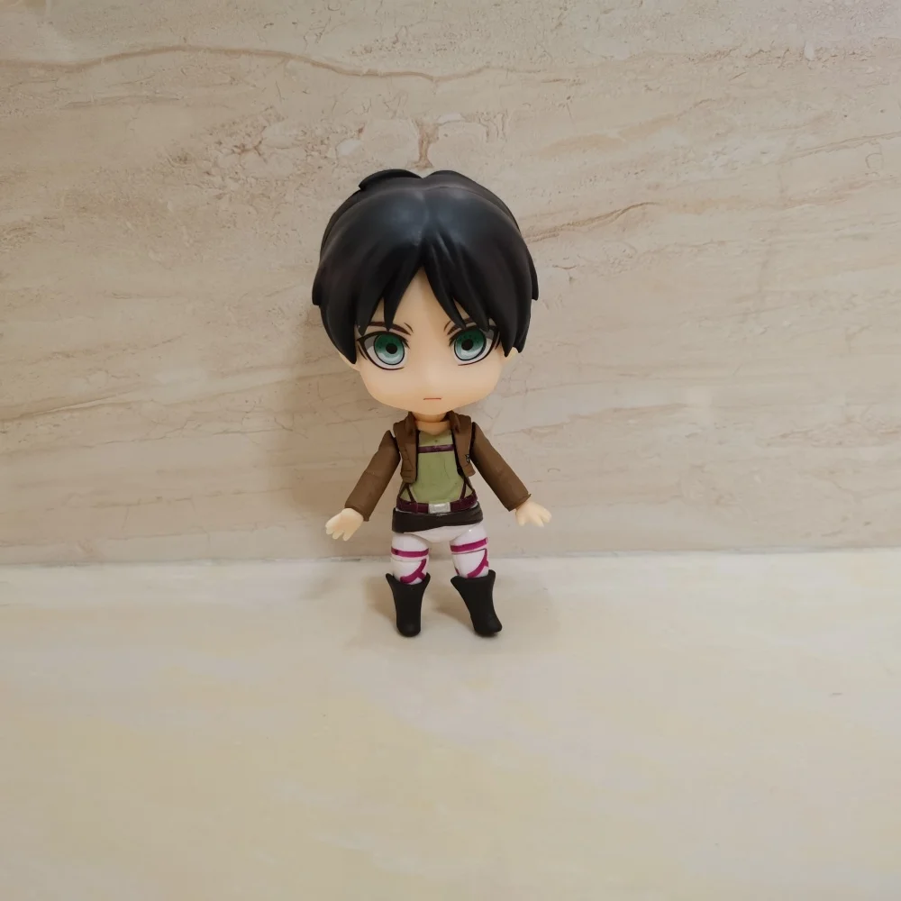 Anime Attack On Titan Eren Jaeger PVC Action Figure Collectible Model Doll Toy 10CM 375#