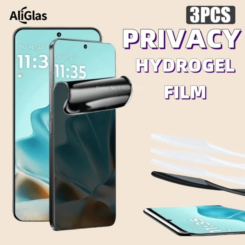 

3pcs Hydrogel Film AntiSpy for Honor Magic 8 Pro Magic 8 Lite Not Tempered glass Film For Honor Magic 8 Privacy Screen Protector