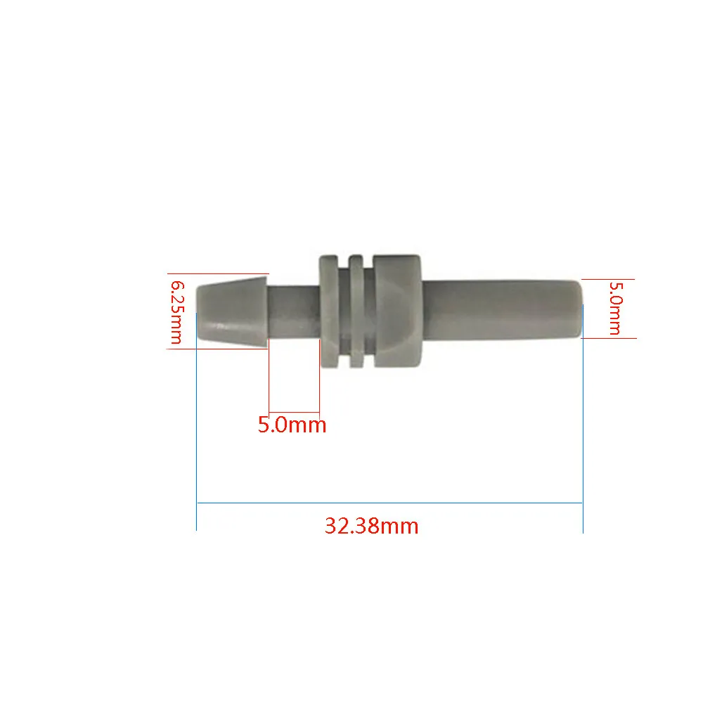 Airline Tubing Connectors Plastic Inline Valve for Omron Automatic Arm Tonometer Sphygmomanometer Blood Pressure Cuff Air Hose