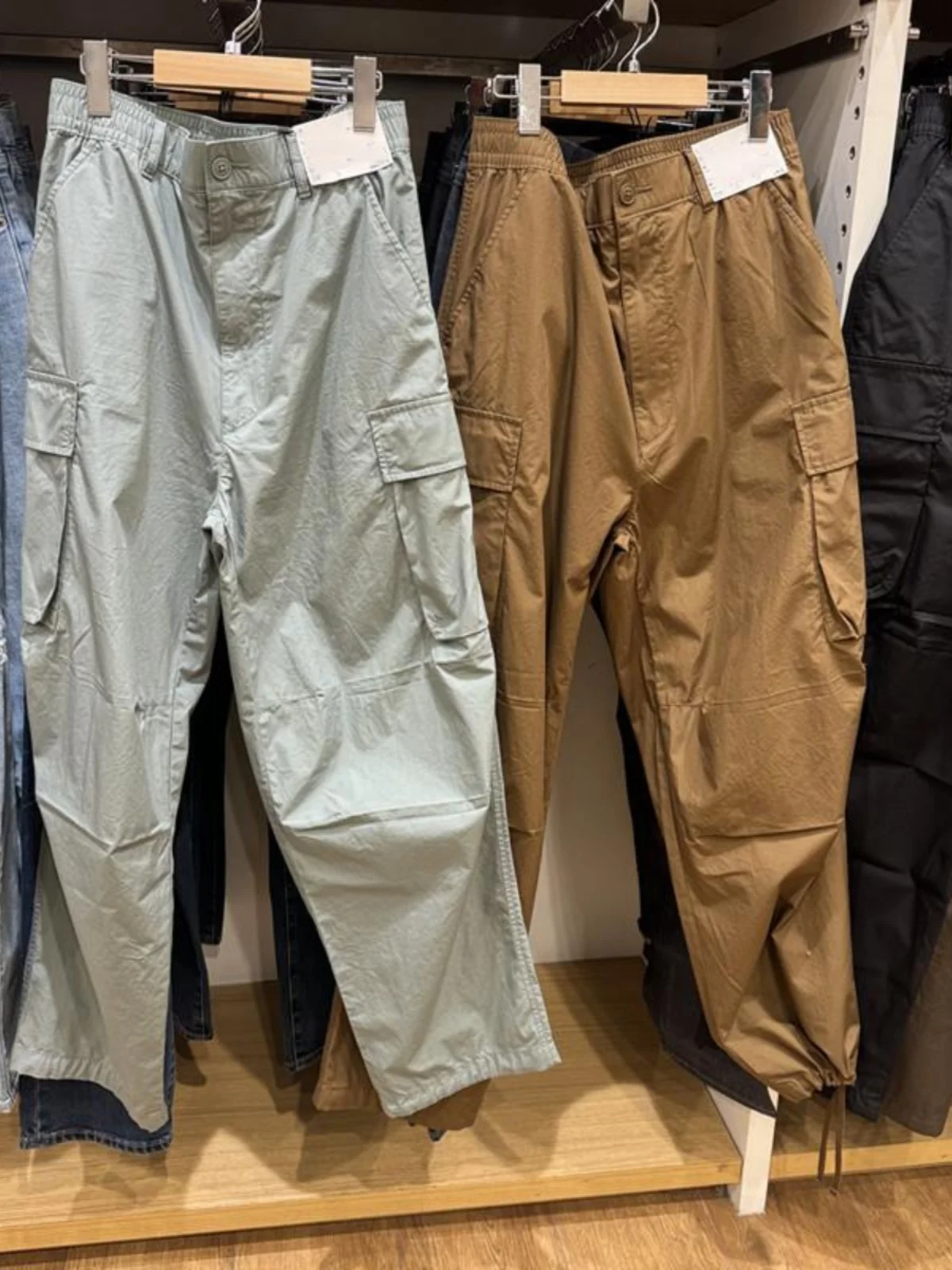 

Japanese Sle Wide Leg Workwear Pants Casual Trousers Spring Summer New Sle Parachute Wide Leg Pants Youth Faion Brand