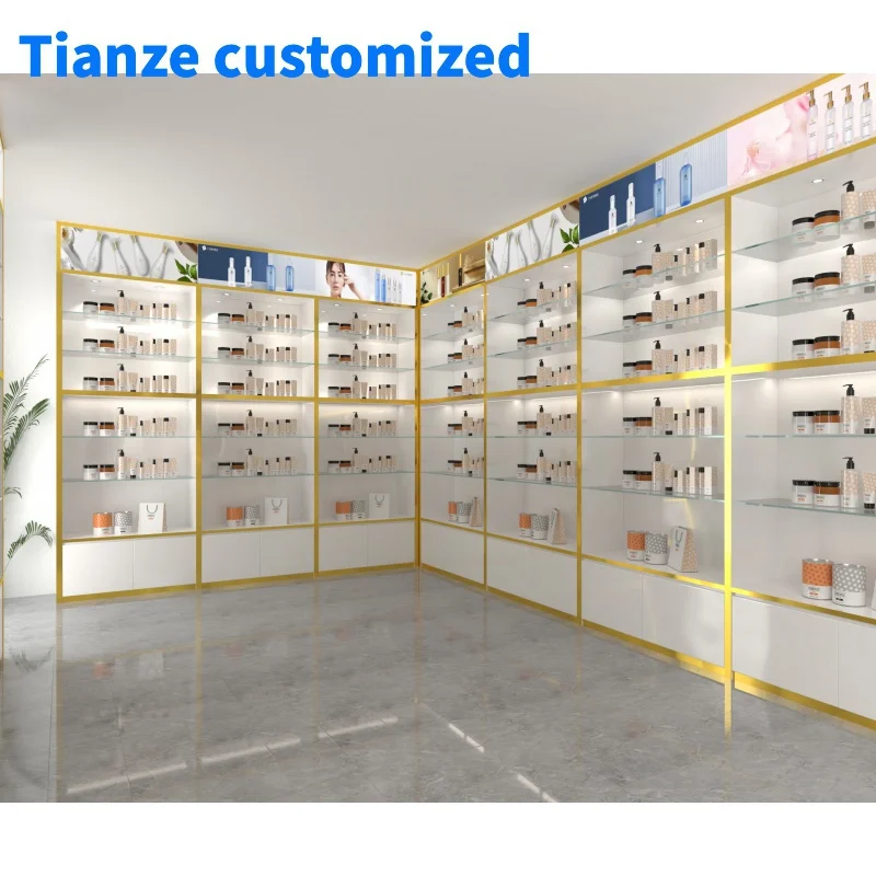 [Customized] fashion retail boutique shop furniture custom metal clothes display racks clothing store design