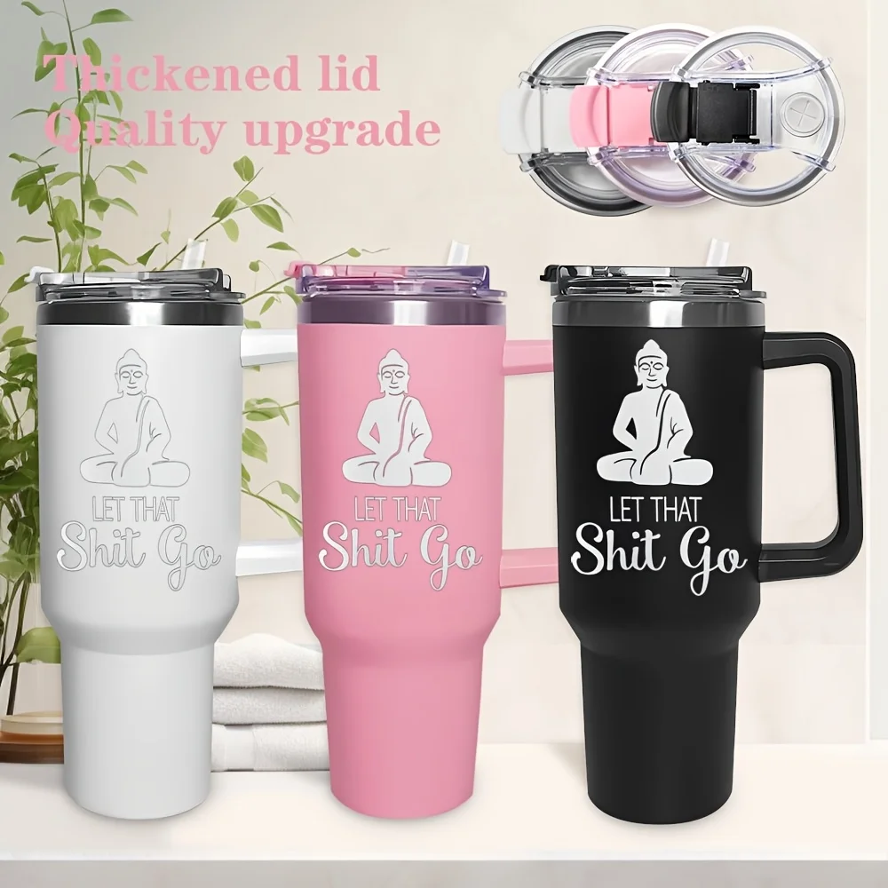 

40OZ Stainless Steel Tumbler Large Capacity Thermal Bottle Double Vacuum Flasks Keep Cold Thermos Cup Travel Coffee Mug Gift Mug