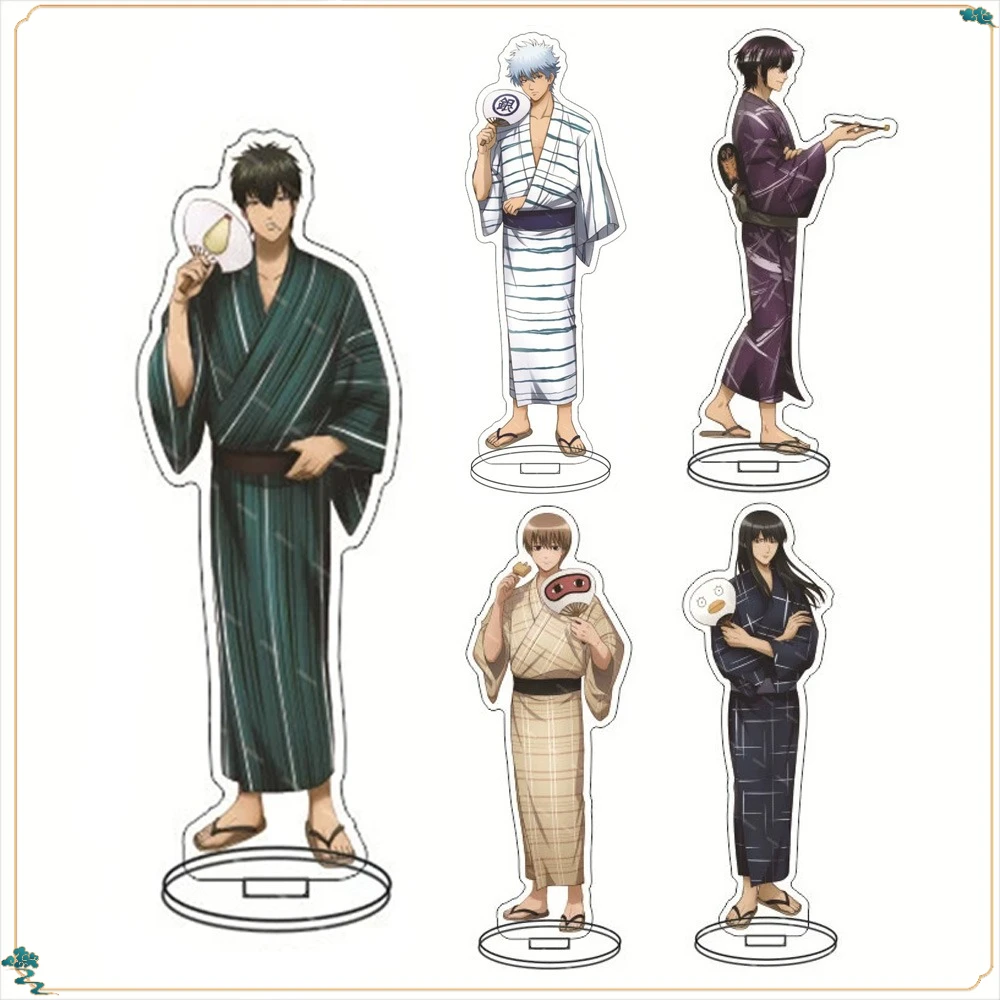 

Anime Gintama Peripheral Characters Acrylic Stand Model Cartoon Acrylic Figure Model Toys Desktop Ornament Kids Hobbies Gifts
