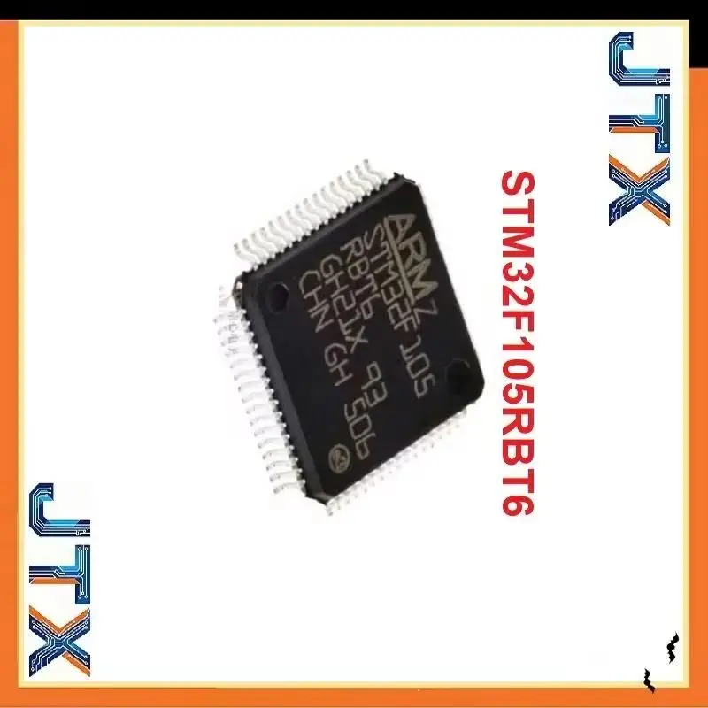 2-5PCS/LOT  LQFP-64 32-bit microcontroller MCU 32F105RBT6 STM32F105RBT6