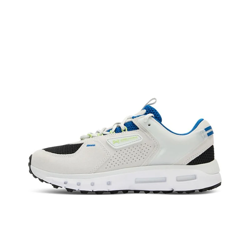 Under Armour Summit Trek White Black Green Stylish Two-Tone Durable Low-Top Lace-Up Running Men Shoe 3028424-102