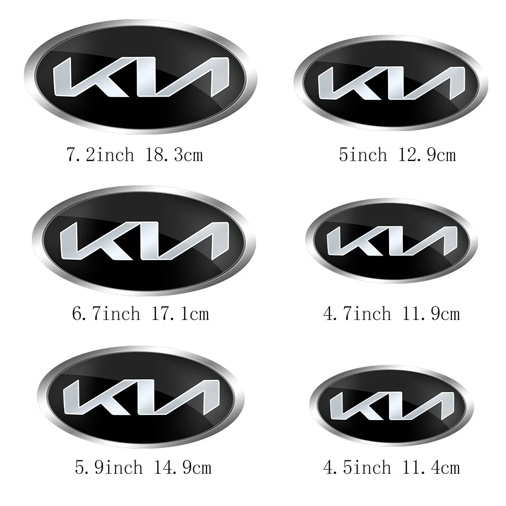 

Car Front Rear Hood Cover Badge Sticker Accessories For KIA Sportage RIO Ceed Picanto Pegas Sorento Niro Soul Cerato Borrego KX5
