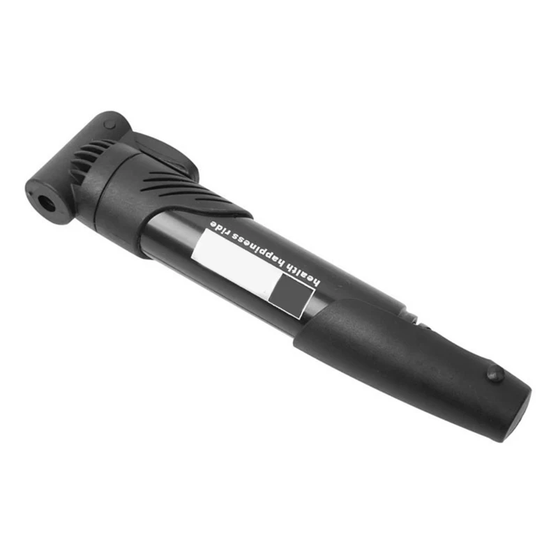 

Portable Mini Air Pump for Bicycle Black Manual Inflator Telescopic Action High Efficiency Lightweight Easy to Carry Bike Riding