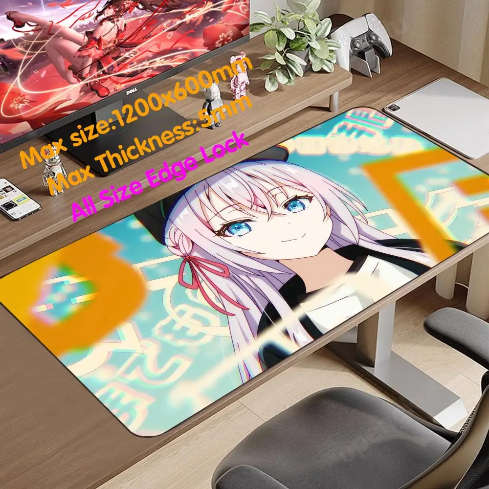 

Alya Sometimes Hides Her Feelings in Russian Mouse Mouse Mats Pad 1200x600 Mouse Pad 5mm Thicking Super Big Cute Stuff Large