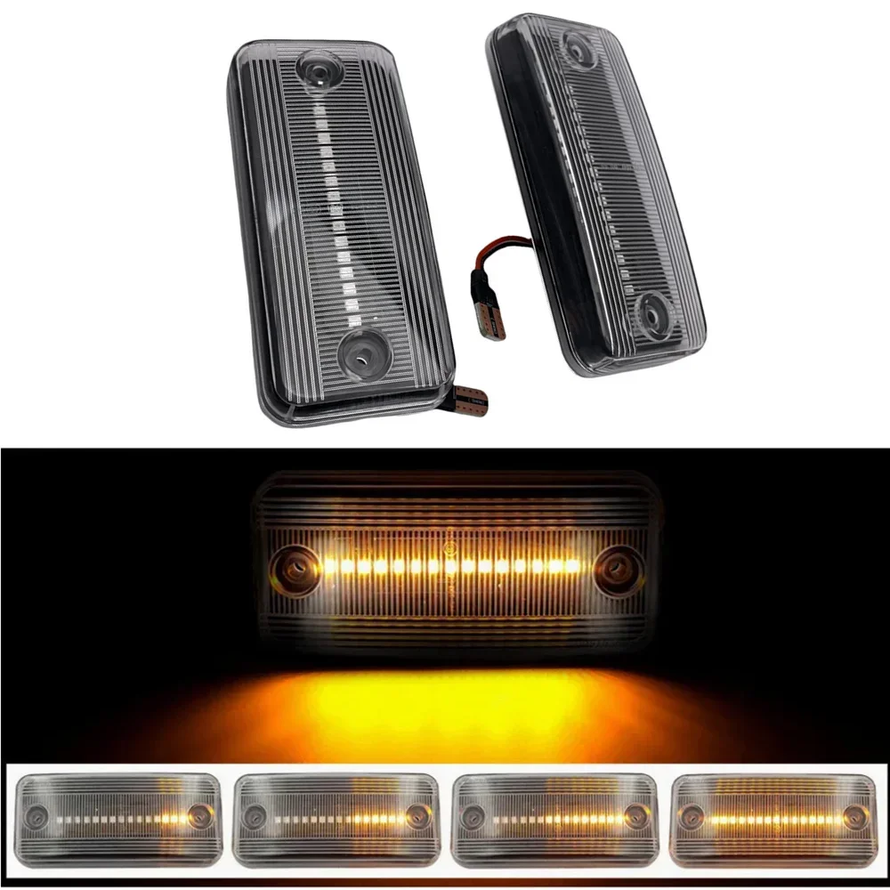 New Dynamic Led Turn Signals Side marker Light For RENAULT VOLVO FL/FE DAF Fiat Ducato IVECO Daily Citroen Relay Peugeot Boxer