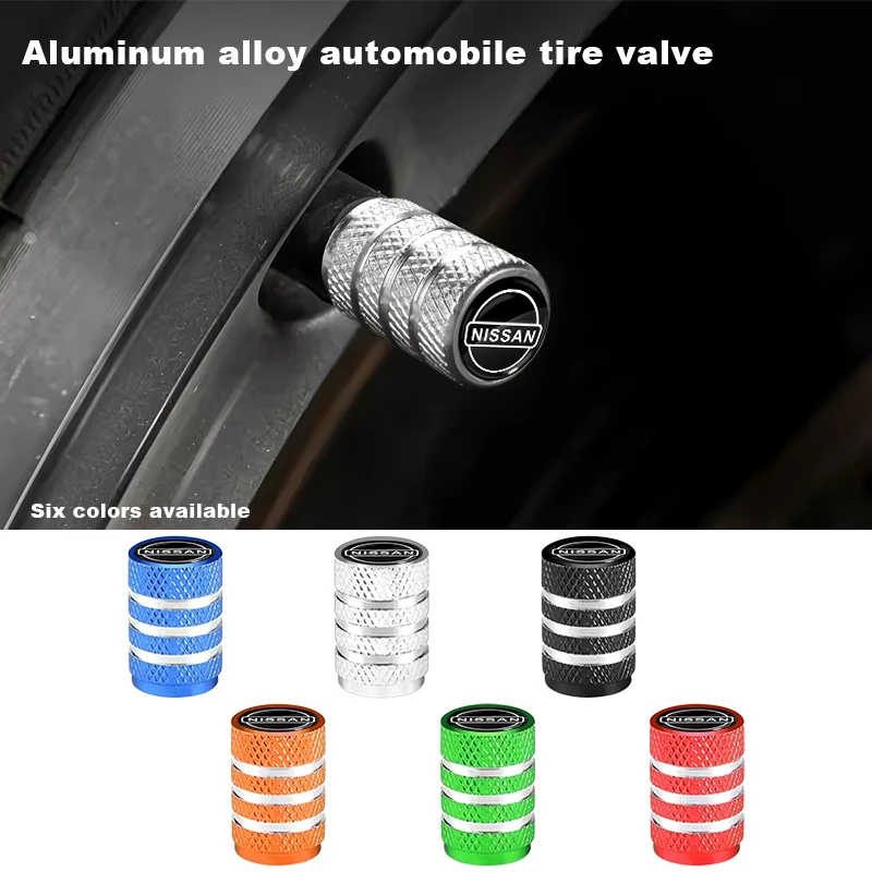 

Alloy Car Tire Stem Valve Caps Wheel Tyre Air Covers Decoration For Nissan Maxima Titan Sylphy Altima Sentra Qashqai Terra 350Z