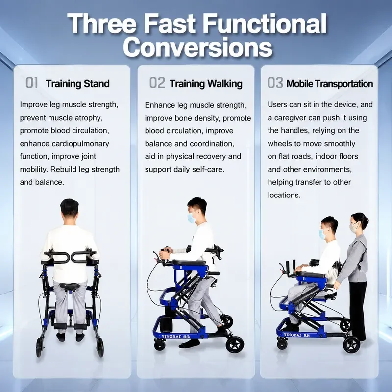 Elderly Walker Rehabilitation Equipment Adult Multifunctional Lower Limb Training Walking Stand