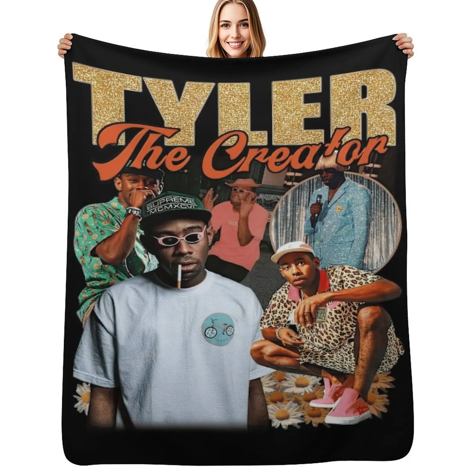 

Hip Hop Fanart Vintage Throw Blanket Baby Blankets Sofas Of Decoration Thins Thin Blankets