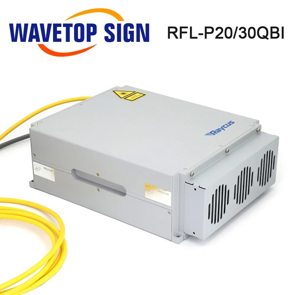 WaveTopSign Raycus 20 Вт 30 Вт 50 Вт Импульсный волоконный лазер с Q-переключением 1064 нм Высококачественный лазерный модуль для волоконной лазерной маркировки