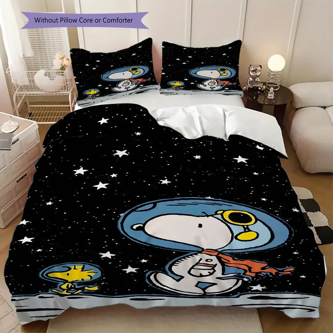 Cartoon Peanuts Soft Comfortable Duvet Cover, Children's Bedding Set Gift, Various Sizes Available LXR168