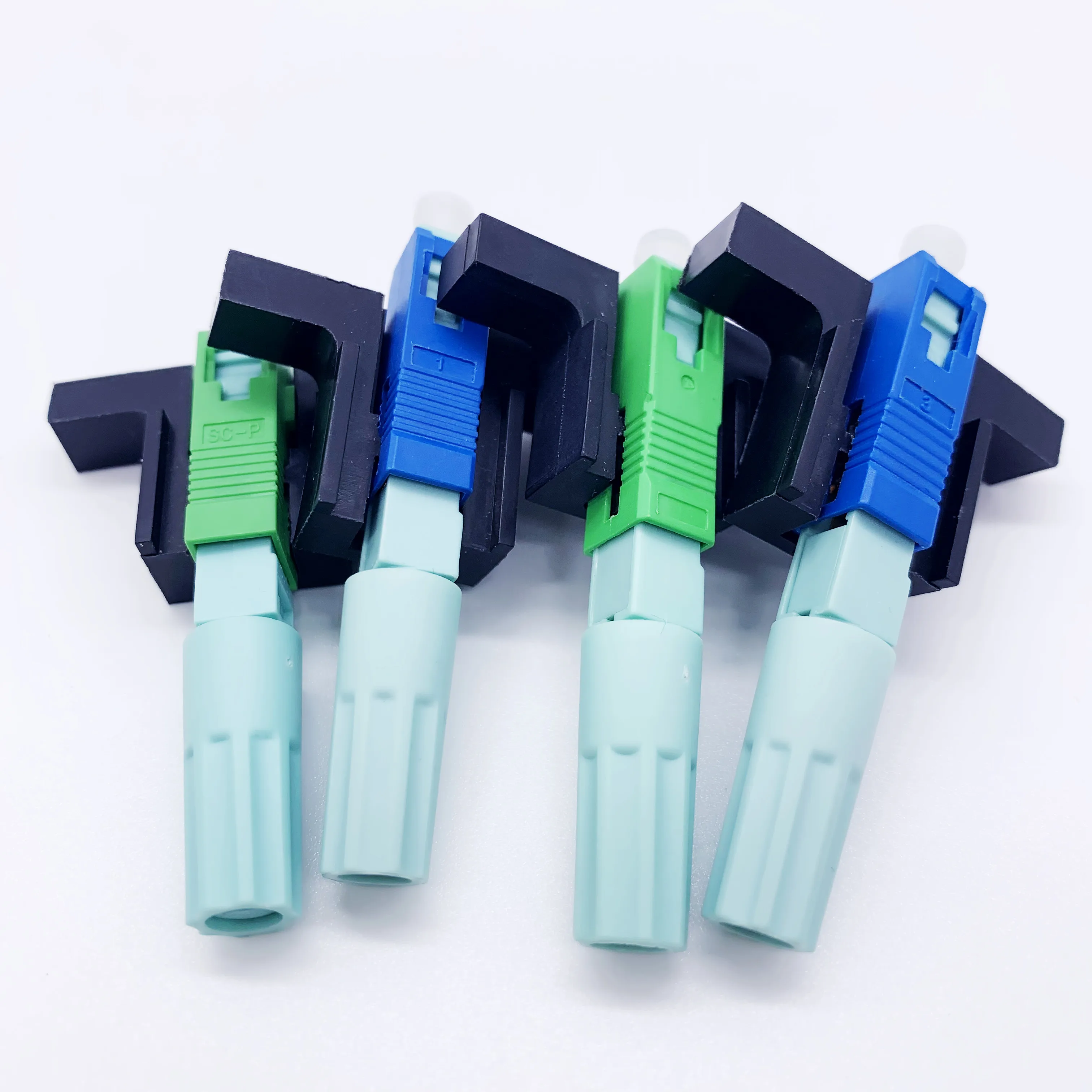 FTTH Fiber Optical Fast Connector SC APC SC UPC Connector 58mm Fast Connector Low Loss Cold Connector Optical Fiber SC Connector