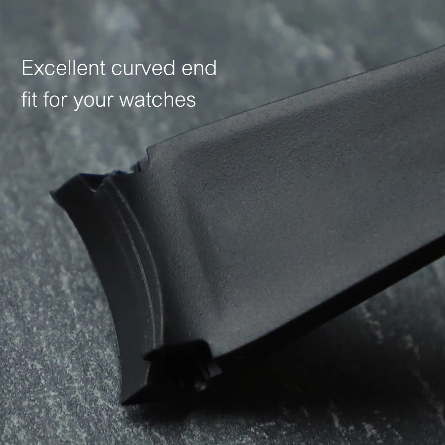20MM Rubber Watch Band for Rolex Submariner Yacht Master Cosmograph Daytona Watch Strap Explorer ii GMT Milgauss Watchband Dive