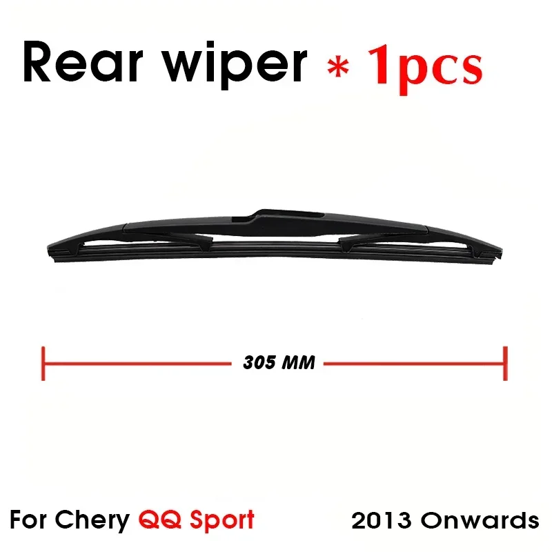 أفضل سيارة الخلفية ممسحة زجاج أمامي الذراع شفرات فرش لشيري QQ الرياضة 2013 فصاعدا الزجاج الأمامي اكسسوارات السيارات التصميم