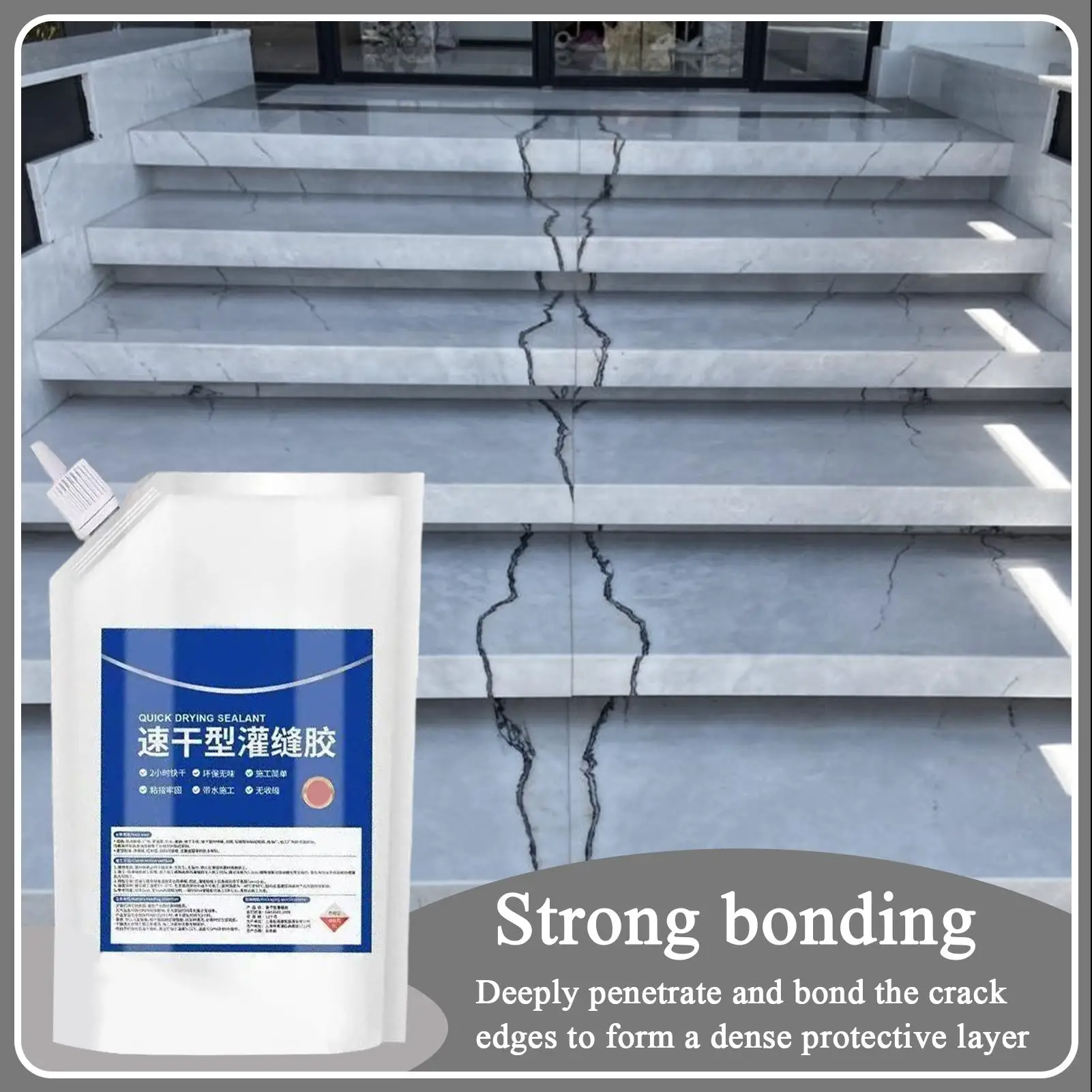 Roof Sealant Waterproof Coating Sealant RV Roof Floor Adhesive Long-Lasting Glue for Sealing Wall Concrete Crack Maintenance