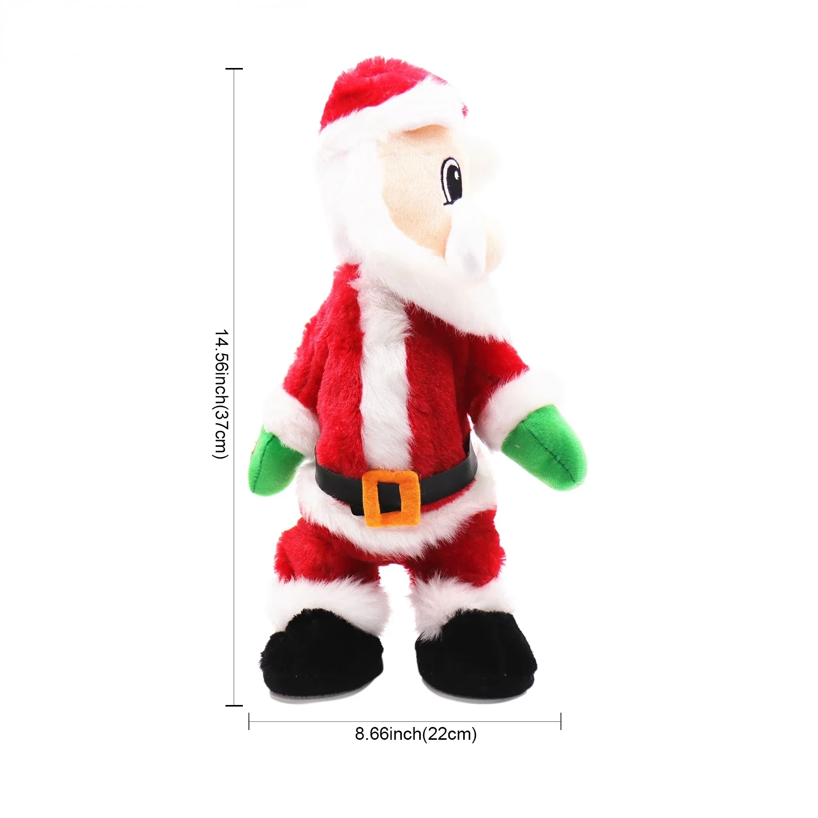 Christmas Electric Twerk Santa Claus Toy Music Dancing Doll Xmas Navidad Gift Christmas Xams New Year for Kids Adult