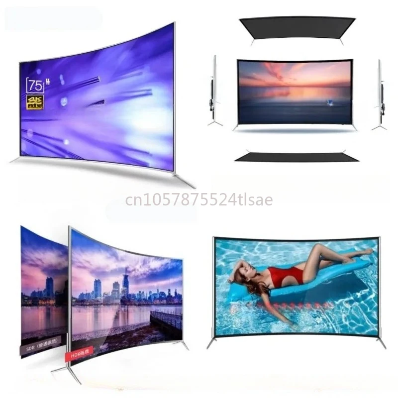 

32 43 50 55 60 70 75 inch large size full high definition LED TV 4k smart TV led smart curved surface
