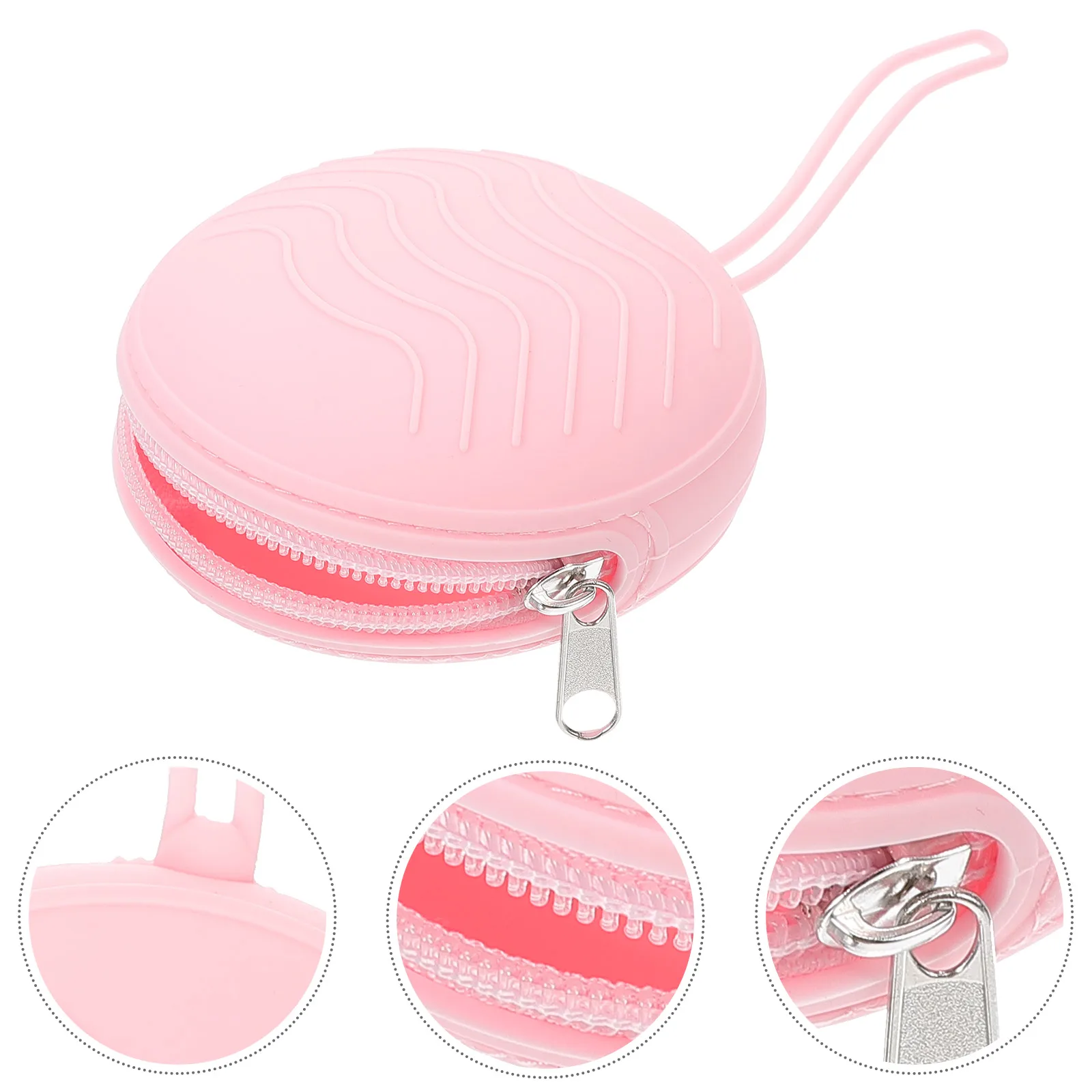 

Ящик для хранения менструальных чашек Многоразовый силиконовый чехол для чашек Контейнеры Легкий Легко носить с собой Чистый темно-розовый