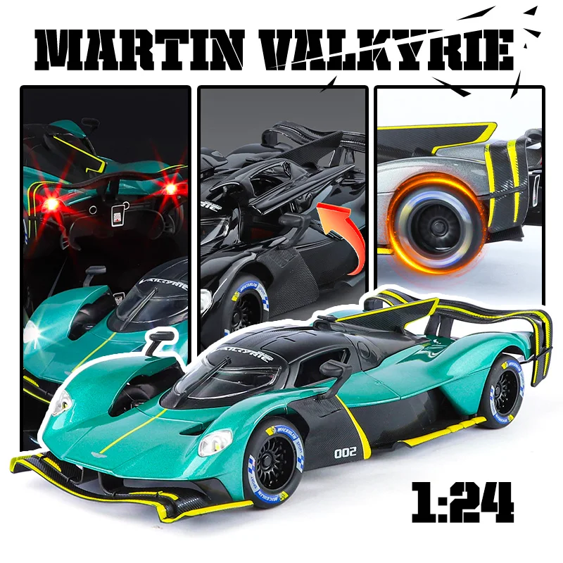

1:24 Martin Valkyrie Alloy Model Cars, Beautiful Tabletop Ornaments, Halloween Gift Toys, Best Collectibles for Car Model Lovers