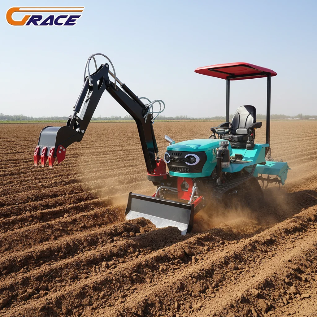 

Customize Mini Agricultural Tractor Lightweight Suitable For Small Farm And Garden