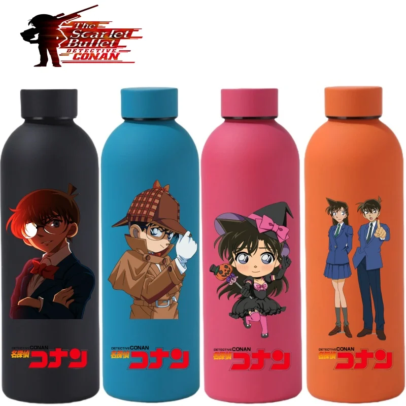 

Detective Conan Vacuum Mug Student Straw Cup 316 Stainless Steel Sports Travel Water Bottle Rachel Moore Anime Gift Peripheral