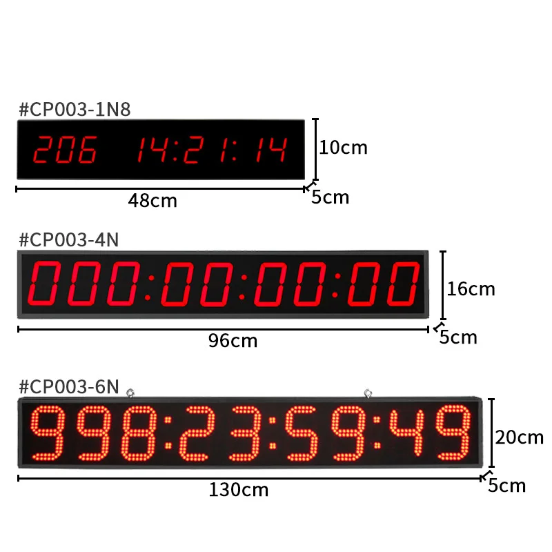hit product9 Digits Day Counter Clock Event Countdown Clock Electronic Day and Time Counter for Important Date Reminder