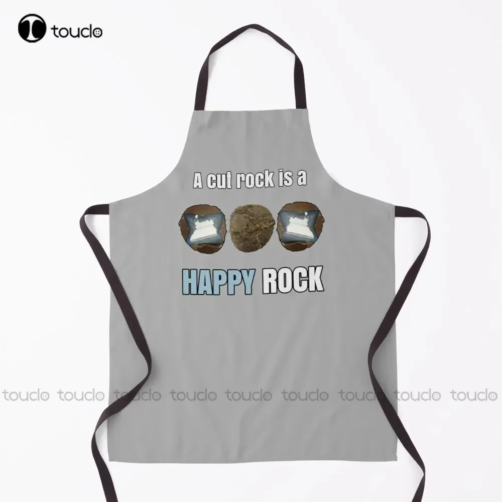 

Срезанный рок — счастливый рок! - Фартук с громовым яйцом для женщин и мужчин, унисекс, для взрослых, для сада, кухни, фартук для уборки дома