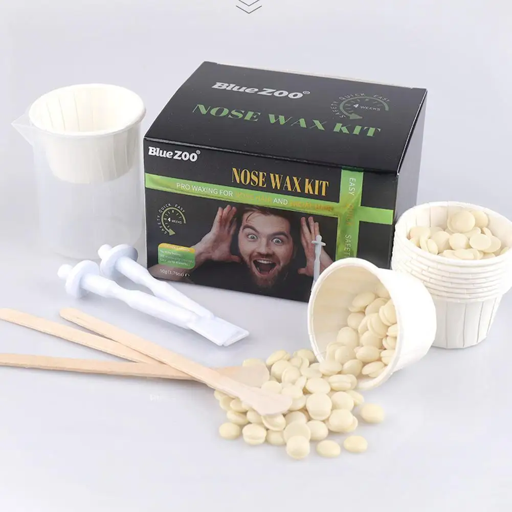 Haar Verwijdering Neus Wax Kit Neus Haar Wax Verwijdering Cosmetische Neus Tool Haar Waxen Haar Mannen Neus Neus Verwijderaar Trimmer B8p6