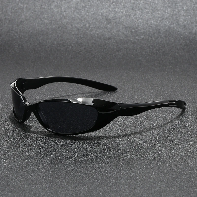 Neue Y2k-Sonnenbrillen für Männer und Frauen, Sport-Radbrillen, trendige Street-Fotografie-Sonnenbrillen, modische Herren-Sonnenbrillen. – Detail 9