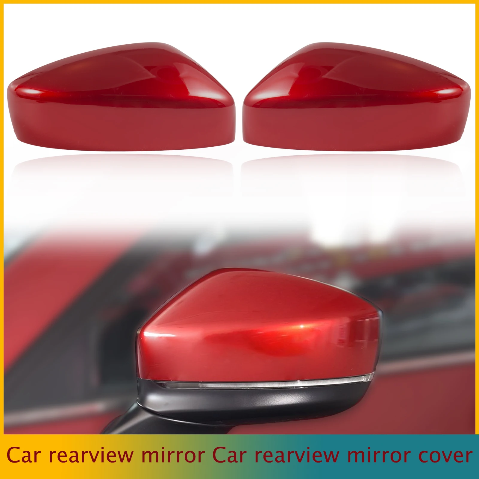 

Car Rearview Mirror Cover Cap Housing Fit For Mazda CX-5 2017 2018 2019 2020 2021 Protective Cover for Exterior Mirrors