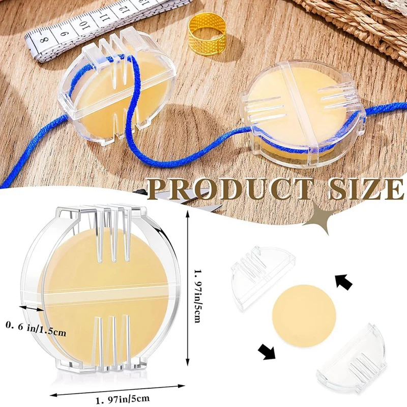 2 Pieces Thread Wax Thread Conditioner Beeswax For Sewing Thread Beeswax Thread Conditioner For Quilting Sewing