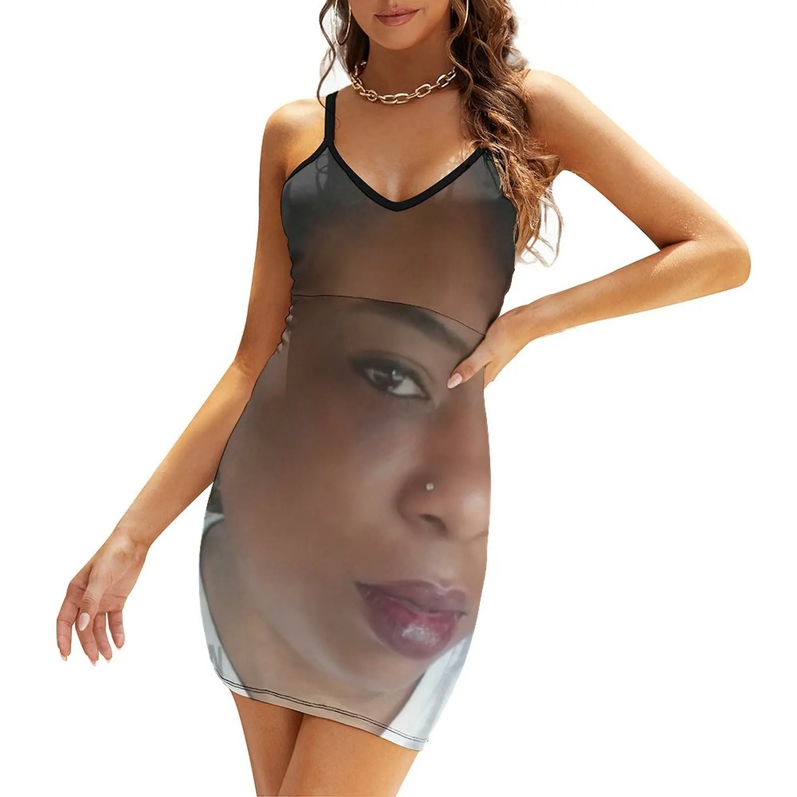 

Customize/Personalized Products Sling Dress Woman clothing luxury dress