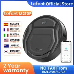 Lefant-M210 Pro Robot Aspirador, 2200Pa Sucção, WiFi, Alexa, APP, Bluetooth, Programar Limpeza, Auto-carregamento, Inteligente para Casa