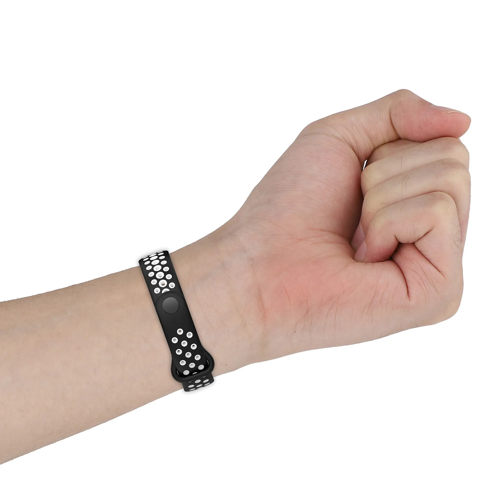 Huami Amazfit 밴드 7 용 스트랩, 고품질 실리콘 팔찌, 스포츠 실리콘 시계 밴드, 조절 가능한 손목 밴드