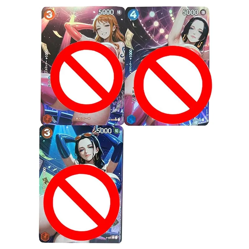 

3 шт./компл., цельный неоновый свет, серия Nami Boa Hancock Nico Robin, сделай сам, аниме, игровая коллекция, карта, подарочная игрушка