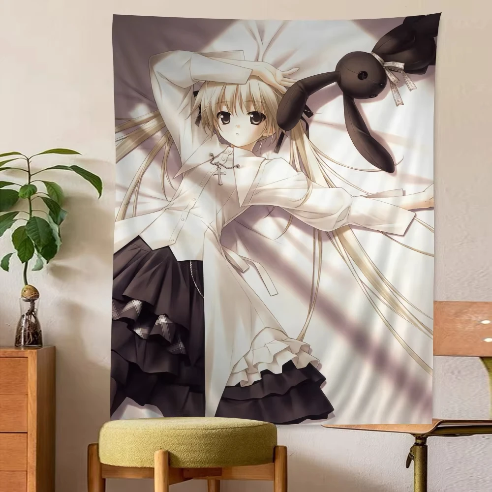 انمي ياباني Kasugano سورا نسيج غرفة نوم الجدار الشنق النسيج غرفة المعيشة المنزل النوم ديكور ديكور فني للمنزل #4