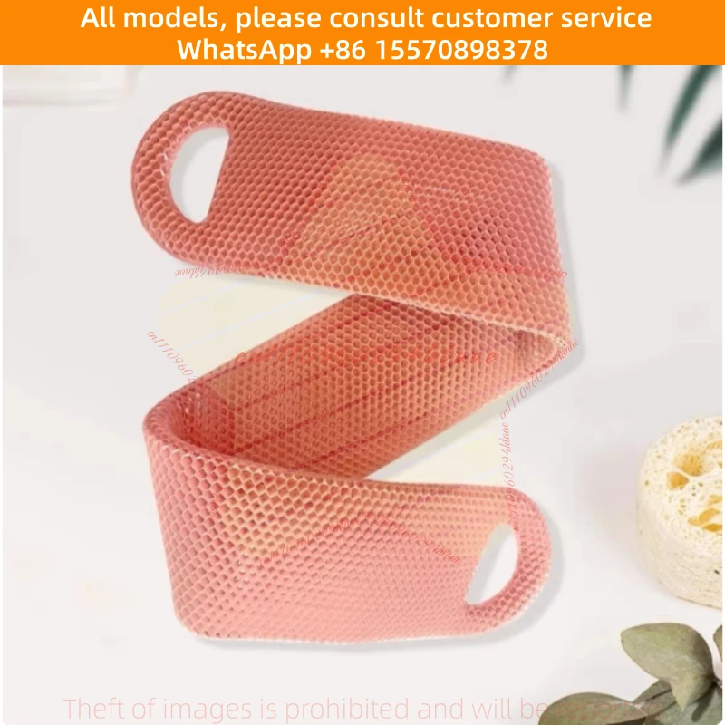 TPU Exfoliating Bath Towel Double Sided Body Scrubber Self Back Scrubbing Tool Deep Exfoliation Essential Bathroom Bath Accessor