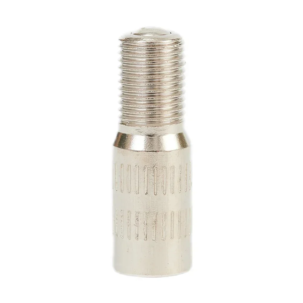 

Quality New Practical Valve Stem Extensions Wheel 4pcs Brass Chrome 25mm Cap Extender Screw-On Silver Tone Truck