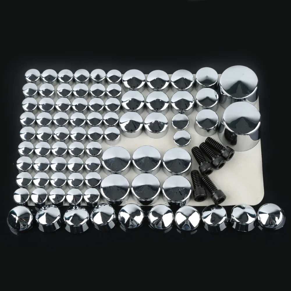 ฝาครอบด้านบนสลักเกลียวโครเมี่ยมป้องกันสำหรับฮาร์ลีย์ Davidson softail TWIN CAM 2007-2016 & ประดับ mouldings อุปกรณ์มอเตอร์ไซค์