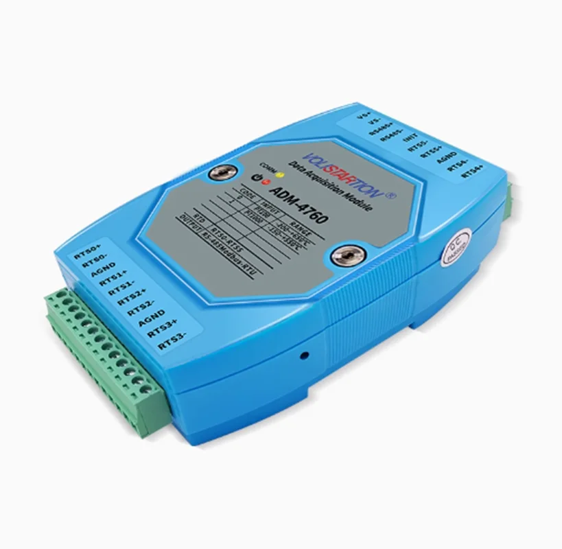 6Channel Temperature Acquisition Module Pt1000 to RS485 MODBUS RTU Protocol ADM-4760