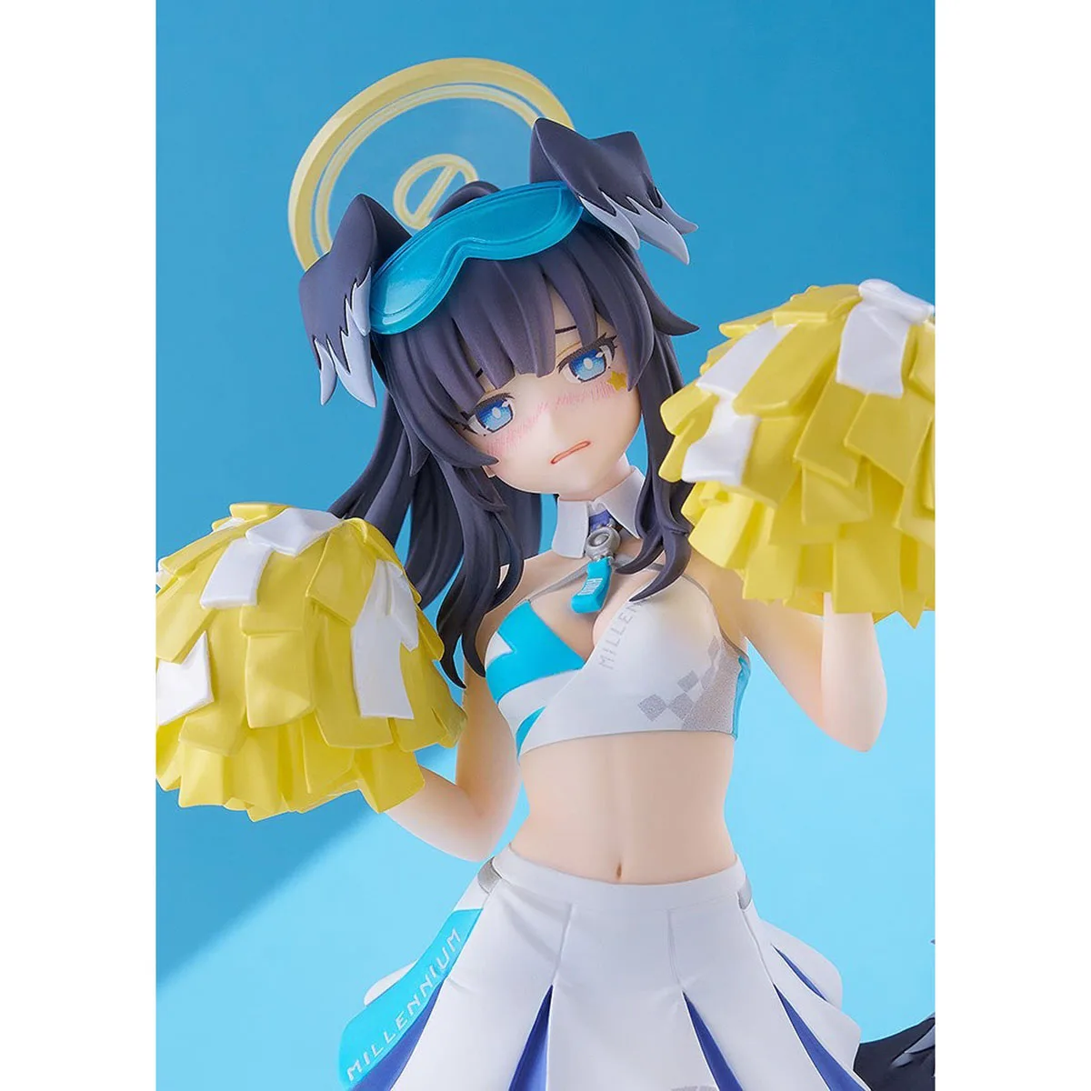 Original Good Smile Company Pop Up Parade Archivo Azul - Nekozuka Hibiki Cheer Squad, Memorial Lobby Ver. Figura de anime