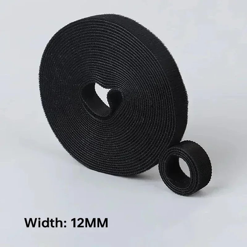 Wholesale 2/5M/Roll 12mm USB nylon Management Width Cable Winder Organizer Cable Free Cut Ties Mouse earphone Cord cable ties