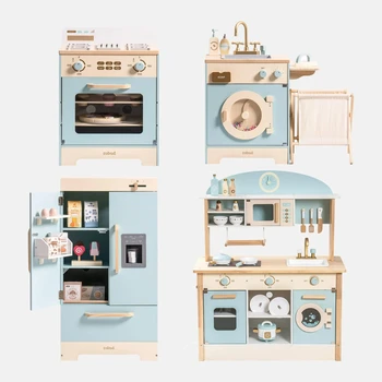 Wooden Kids Play Kitchen 1