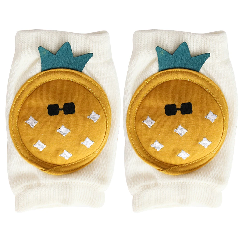 

1 Pair Baby Kneepads Summer Breathable Crawling Knee Socks High Elastic Infant Toddler Knee Pads Pineapple Pattern