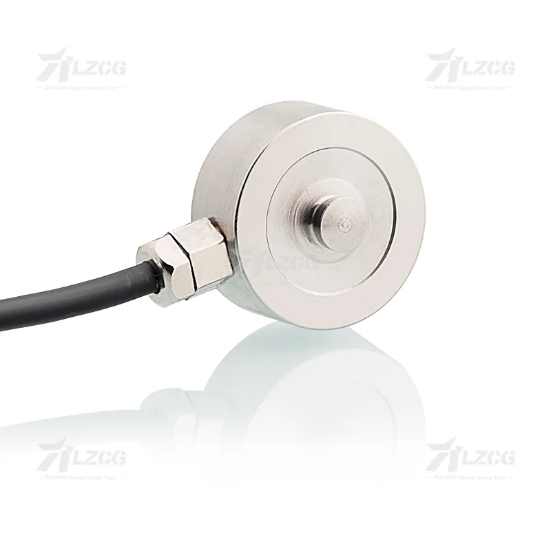 20mm Miniature Force Sensor Assembly with Compression Control Pressure Load Cell Capacity of 10/100/500/1000/2000kg