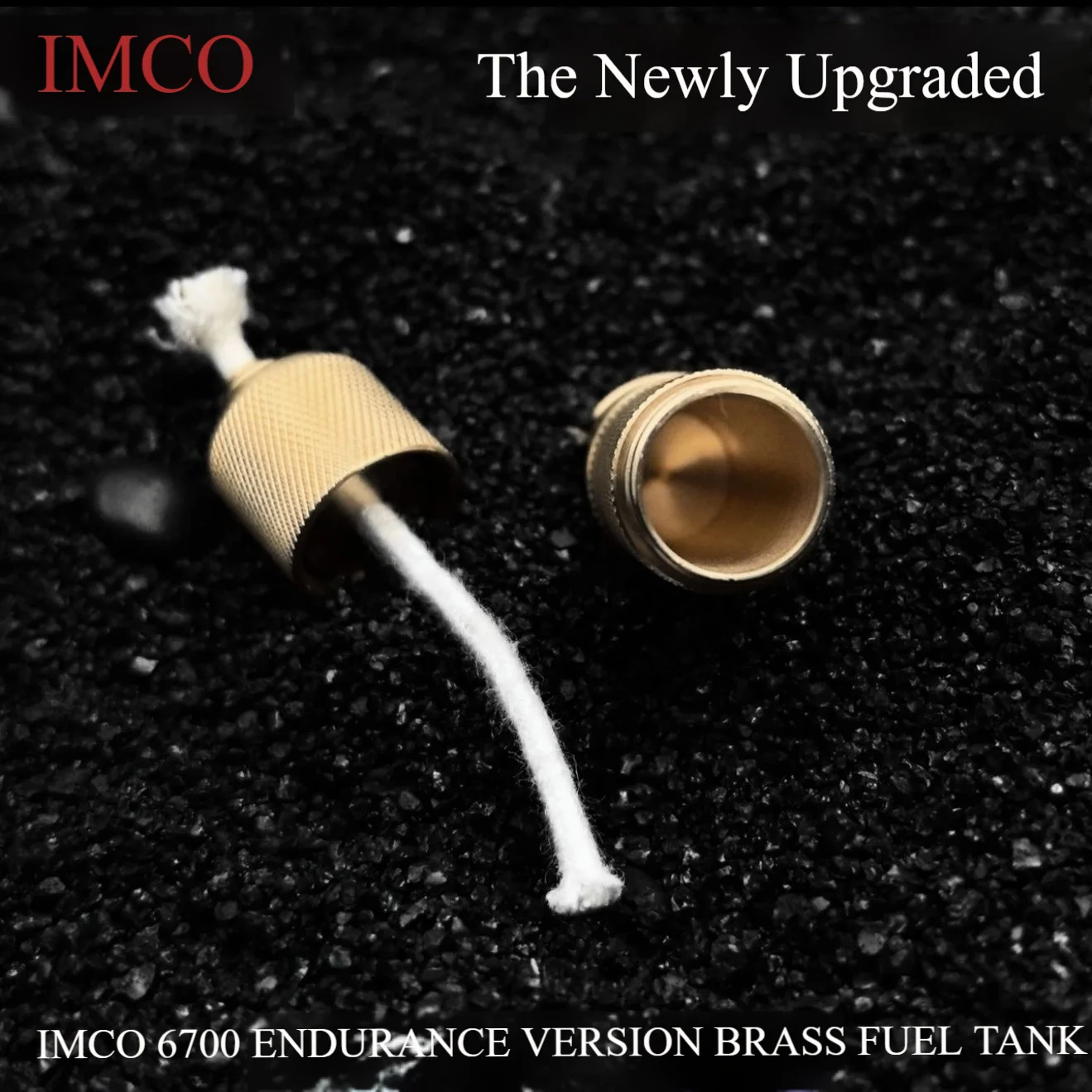 Newly Upgraded Full Brass Oil Tank For Imco 6700 Trench Lighter  Long Endurance Fuel Oil Storage Integrated Design